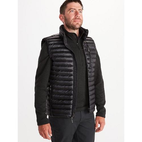 Marmot Vest Black NZ - Avant Featherless Jackets Mens NZ715968